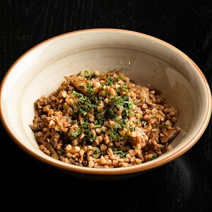 Гречка с грибами