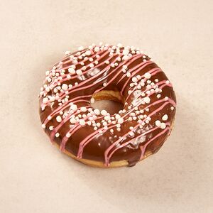 Пончик с шоколадом