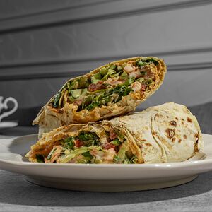 Ролл с креветками в лаваше