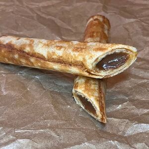 Трубочка вафельная со сгущенкой