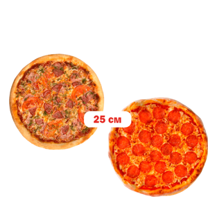 Комбо Домашняя и Пепперони 25 см