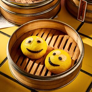 Паровые булочки Бао с манго