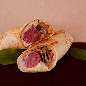 Блин-дог грибной