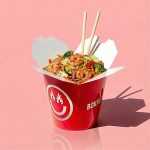 Вок креветки сладкий чили