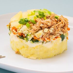 Салат Тунец с ананасом