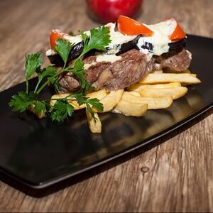 Стейк из свиной шеи