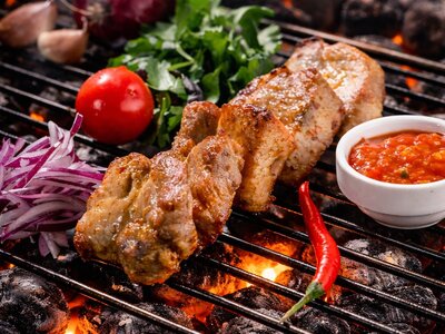 Шашлык из свиной шейки 