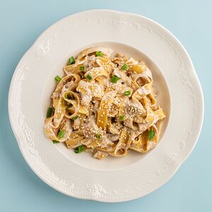 Паста с грибами