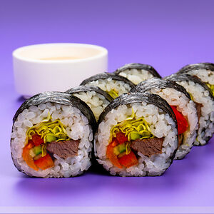 Кимпаб с говядиной