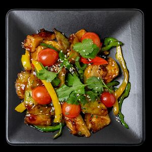 Праздничный хрустящий баклажан