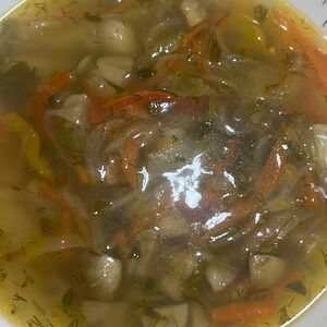 Суп с грибами 