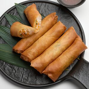 Գարնանային բլիթներ մանրածովախեցգետնով