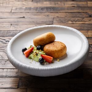 Сырники с с фисташковым кремом 