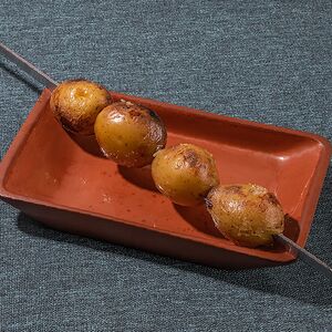 Картофель на мангале