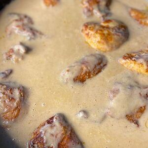 Курица целая в сметане Джэд либжэ