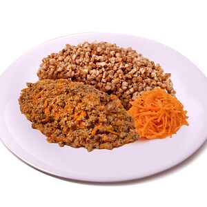 Гречка с печенью