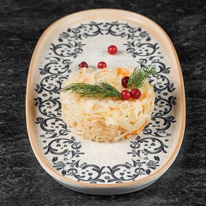 Фермерская квашеная капуста с клюквой