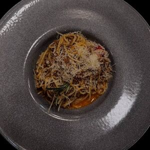 Спагетти Мясное рагу