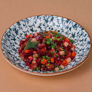 Винегрет с красной фасолью