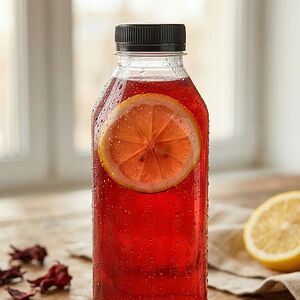 Напиток с каркаде и лимоном