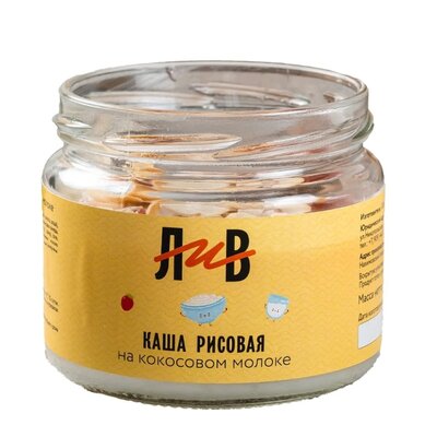 Каша рисовая на кокосовом молоке