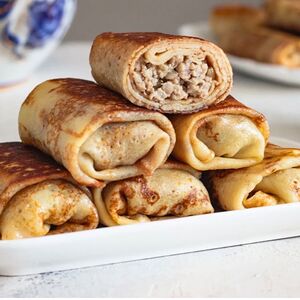 Блинчики с мясом 