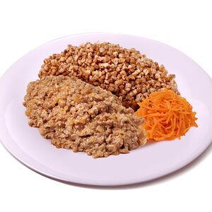 Гречка с мясным фаршем