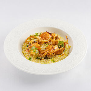 Птитим с морепродуктами