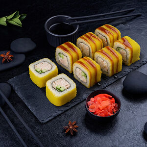 Жареный ролл Крабзи