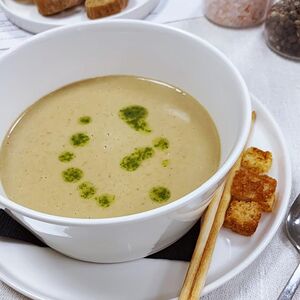 Суп-пюре из белых грибов