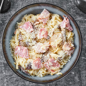 Вок Бекон в сливках