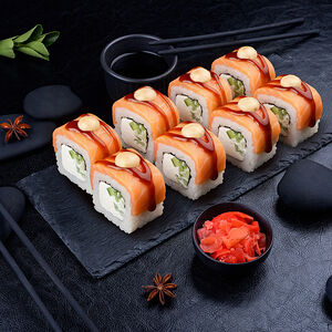 Запечённый ролл Фила нежность