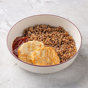 Котлеты из курицы с томатной сальсой