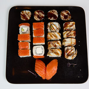 Сяке унаги сет