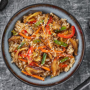 Вок Овощи с рисом