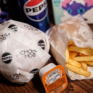 Пепси Мил с говяжьей котлетой