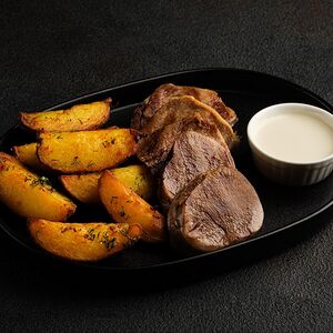 Стейк из говяжьего языка