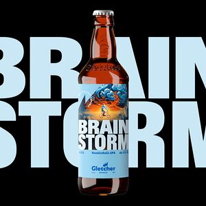 Пиво безалкогольное Gletcher Brainstorm APA