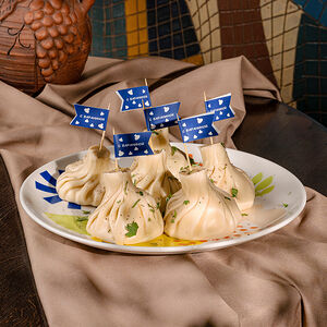 Хинкали с бараниной