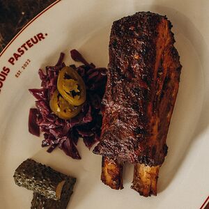 Свиные ребра подкопченные барбекю