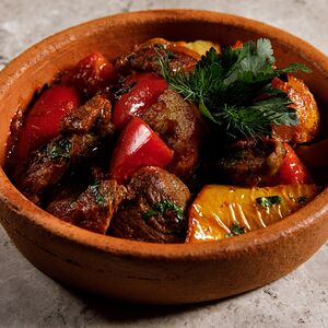 Оджахури с говядиной