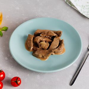 Печень по-строгановски 