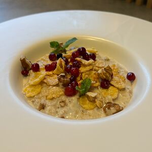 Овсяная каша на кокосовом молоке
