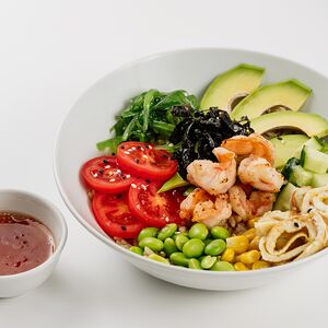 Поке с креветками