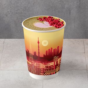 Матча малина-кокос