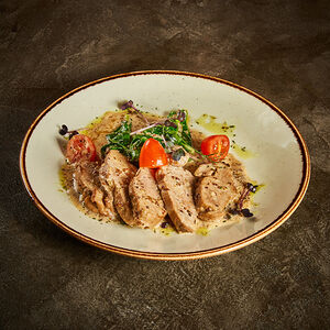 Томленая свинина в горчичном соусе