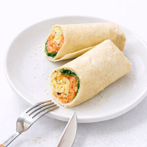 Сэндвич-ролл с лососем