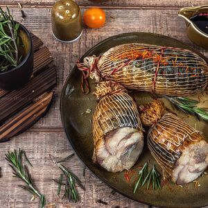 Рулет горбуша/скумбрия горячего копчения