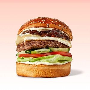 Бри-бургер с котлетой из говядины