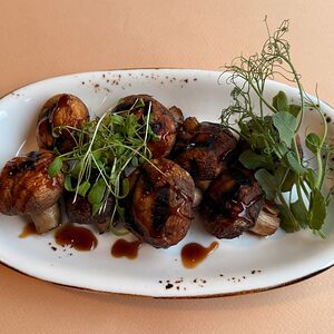 Шампиньоны гриль